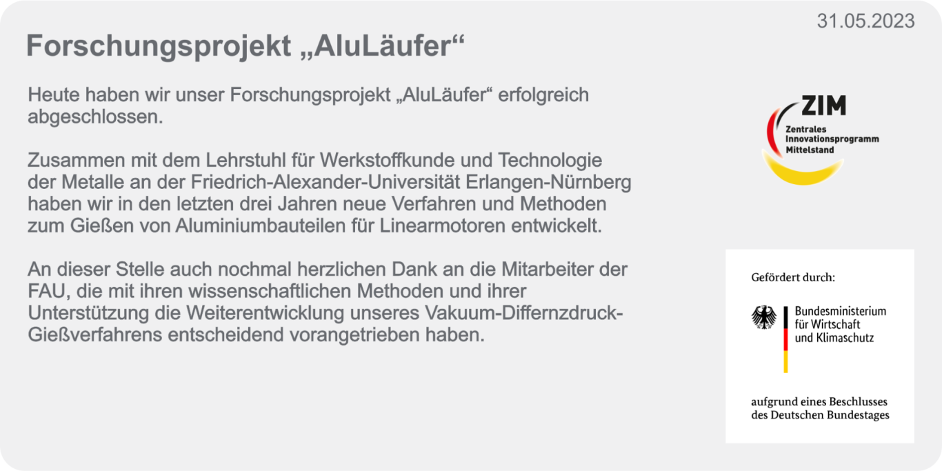 Forschungsprojekt AluLäufer